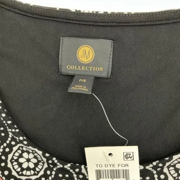 JM Collection Cold Shoulder Floral Printed Shift Dress size PS - Picture 5 of 7